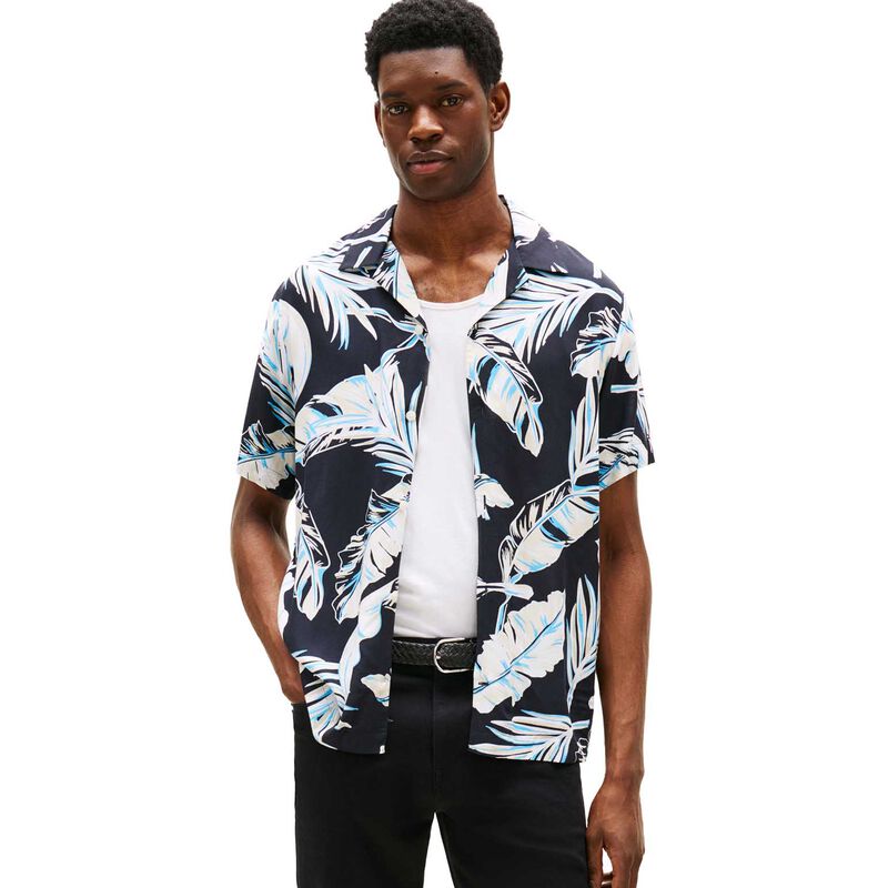 Tommy Hilfiger Lightweight Leaf Aop SS Shirt image number 0